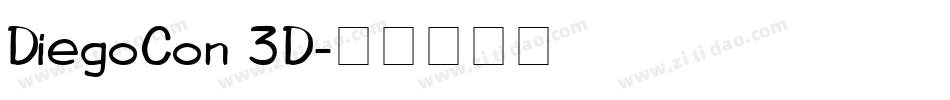 DiegoCon 3D字体转换